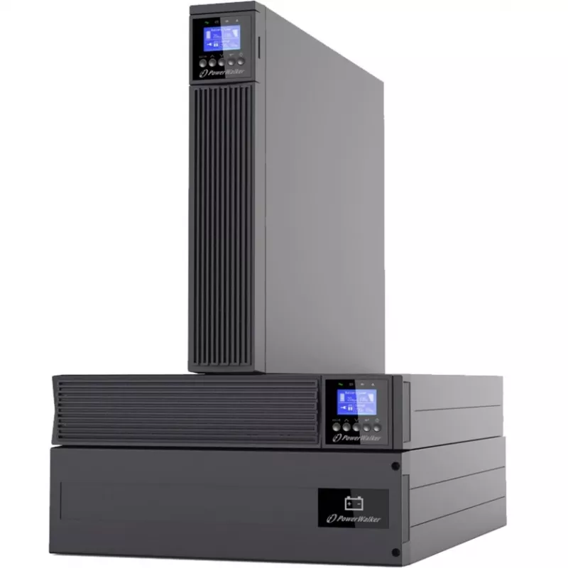 PowerWalker VFI 6000 ICR IoT 6000VA Online-double conversion -USBV rack/tower, 3U, 5400W, IoT-valvonta