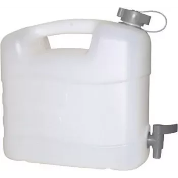 PRESSOL 20 l polyeteenikanisteri tyhjennyshanalla, valkoinen (21167)