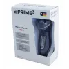 PRIME3 SRS11 miesten pyörivä parranajokone pop-up-trimmerillä, musta/hopea