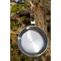 Primus Cookset Campfire Pot Set L - 2-osainen ruostumattomasta teräksestä valmistettu retkeilykeittosarja siiviläkannella, 4,8 l kokonaiskapasiteetti