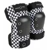 Pro-Tec kyynärpääsuojat Checker L - musta/valkoinen shakkilautakuvio, Large, erittäin tehokas suoja skeittaukseen, rullaluisteluun, BMX:ään ja potkulautailuun