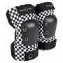 Pro-Tec kyynärpääsuojat Checker L - musta/valkoinen shakkilautakuvio, Large, erittäin tehokas suoja skeittaukseen, rullaluisteluun, BMX:ään ja potkulautailuun