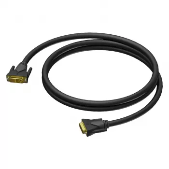 PROCAB CLV140/3 DVI-D Dual Link -kaapeli 3 m - 2560x1600 @60Hz, kullattu, kaksinkertaisesti suojattu