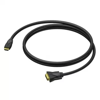 PROCAB CLV160/3 HDMI - DVI-D Single Link kaapeli 3 m musta