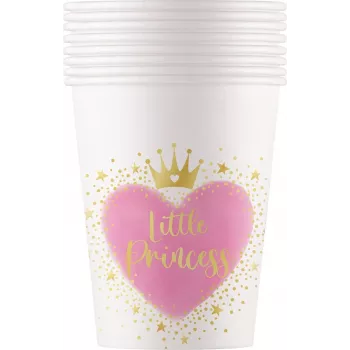 Procos My Little Princess paperimukit 200 ml 8 kpl:n pakkaus 96477