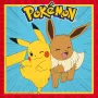 Procos Pokemon 2-kerroksiset paperiset servetit 20 kpl:n pakkaus, 33 x 33 cm, monivärinen 98393