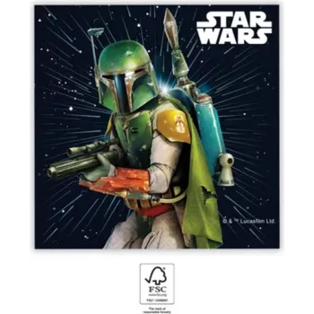 Procos Star Wars 2-kerroksiset paperiset servetit 20 kpl:n pakkaus 33x33 cm 93881