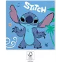 Procos Stitch & Angel 2-kerroksiset paperilautasliinat 20 kpl:n pakkaus 33x33cm (96796)