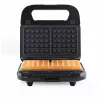 Progress EK6666PVDE 3 in 1 Snack Maker – vohveli-, voileipä- ja donitsikone, 900W, musta