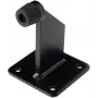 PSG 60.039.9005 ovensälepuskuri, EPDM-kumi, musta RAL 9005, 2-reikäinen ruuvikiinnitys, 70 mm reikäväli, 11 mm reiät, -30 °C - +80 °C