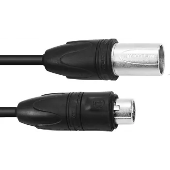 PSSO DMX-kaapeli IP65 3-pin 15m musta 30227841
