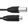PSSO DMX-kaapeli IP65 3-pin 15m musta 30227841