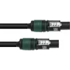 PSSO kaiutinkaapeli Speakon 4x2,5 mm² 0,5 m musta 30227928