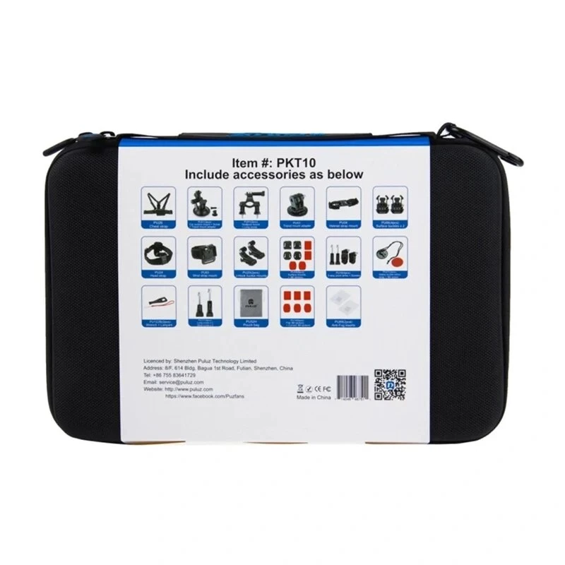PULUZ 45-in-1 täydellinen tarvikesarja PKT10