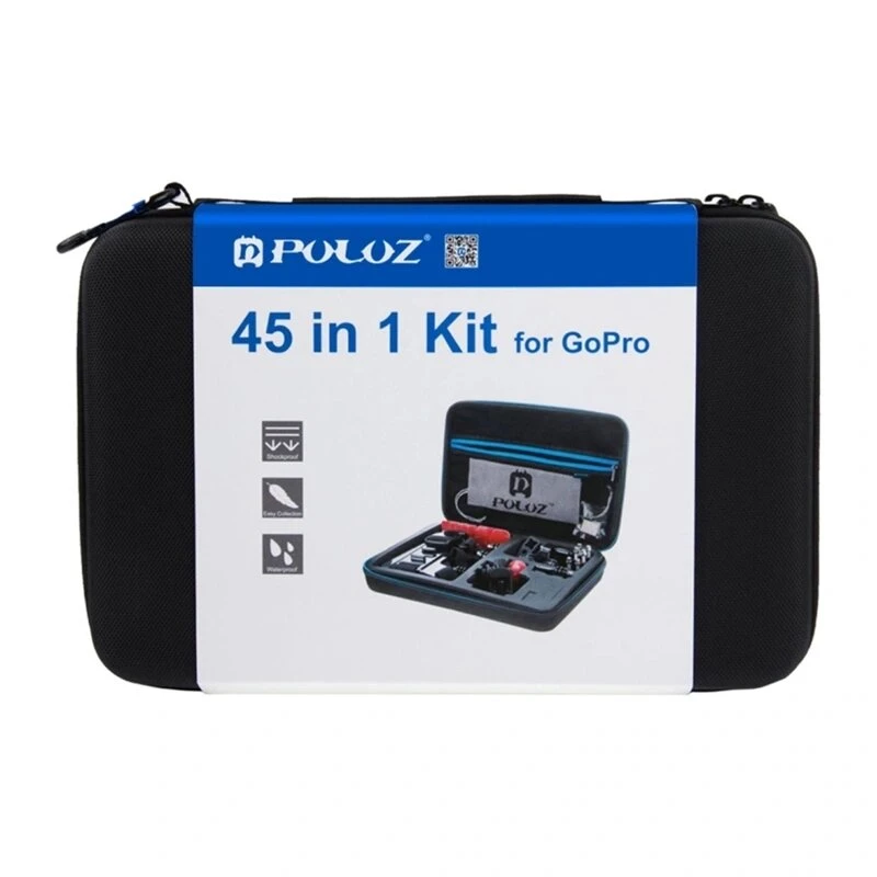 PULUZ 45-in-1 täydellinen tarvikesarja PKT10