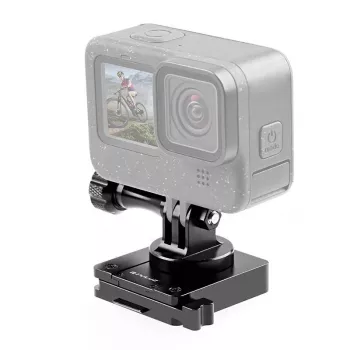 PULUZ kypäräkiinnike actionkameroille (DJI, GoPro, Insta360) - musta