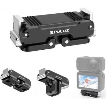 PULUZ magneettinen metalliteline DJI Osmo Pocket 2:lle (musta)