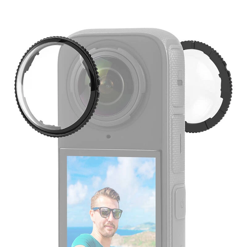 PULUZ optinen lasinen objektiivinsuoja Insta360 X4 -laitteelle