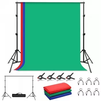 PULUZ valokuvatausta ja jalustasarja 2x2m, RGB