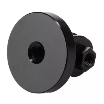 PULUZ PU145B CNC alumiiniseos action-kameran pidikeadapteri 1/4 tuuman jalustakierteellä, musta