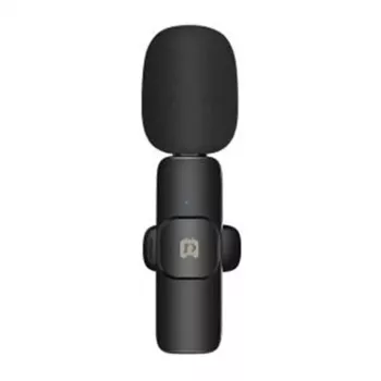 PULUZ PU3082B langaton lavalier-mikrofoni USB-C-vastaanottimella, 2,4 GHz, omnidirectionaalinen, 20 m kantama, älypuhelimille ja tableteille