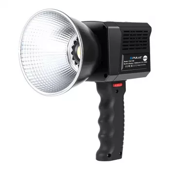 PULUZ PU4119B 60W 2500K-6500K bi-color COB LED-studiovalo (musta)
