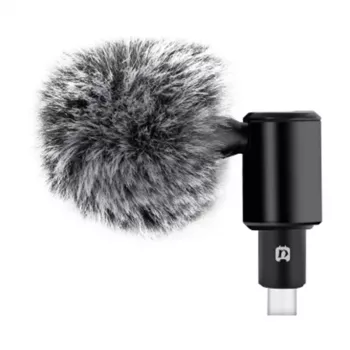 PULUZ PU425 USB-C -lavaalimikrofoni 1,5 m kaapelilla, omnidirektionaalinen, Plug-and-Play
