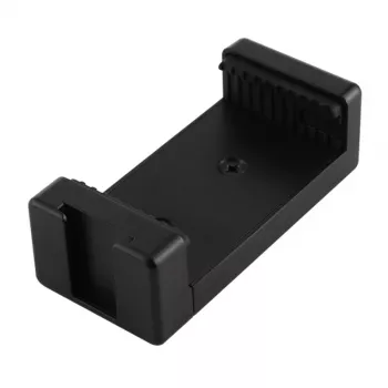 PULUZ PU448B älypuhelinteline, jousipuristin 1/4 inch-20-kierteellä, sopii 55-85 mm älypuhelimille, musta ABS
