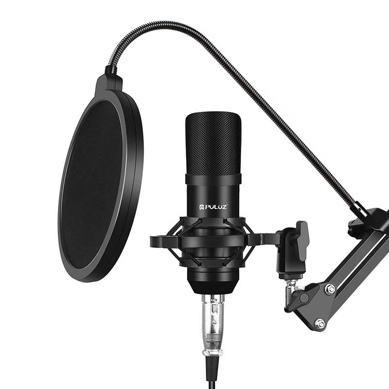 PULUZ PU612B studio- ja lähetyskondensaattorimikrofoni