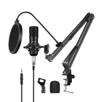 PULUZ PU612B studio- ja lähetyskondensaattorimikrofoni