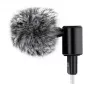 PULUZ PU615B Lightning-kondensaattorimikrofoni omnidirektionaalisella suuntakuviolla iOS-laitteille
