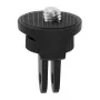 PULUZ PU704B säädettävä 1/4 inch kierteinen kiinnityssovitin action-kameroille (musta)