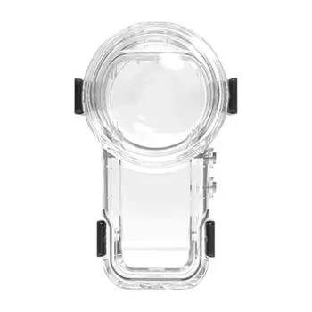 PULUZ PU760T vesitiivis kotelo (60 m) pikalukituskiinnikkeellä Insta360 X5:lle (läpinäkyvä)