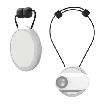 Puluz PU889W magneettinen pidike Insta360 GO 3 / GO 3S (valkoinen) - turvallinen action-kamerapidike