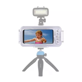 Puluz PU9100W vedenpitävä kotelo (45 m) USB-C-älypuhelimille – vedenalaiskuvaus ja -videokuvaus (valkoinen)