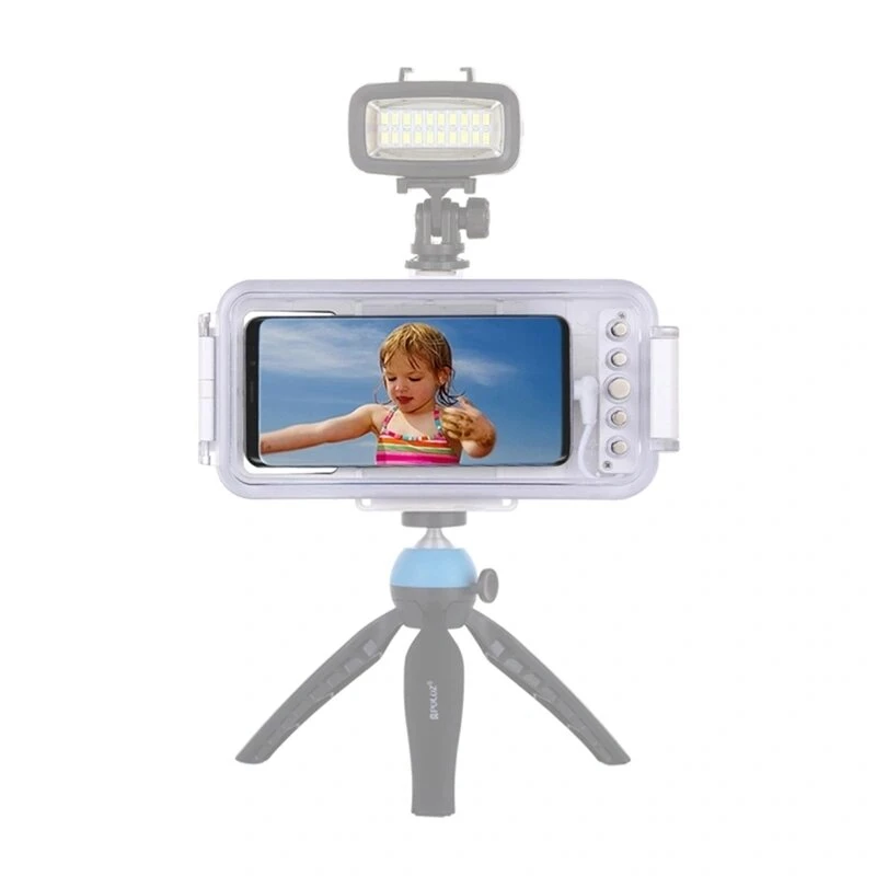 Puluz PU9100W vedenpitävä kotelo (45 m) USB-C-älypuhelimille – vedenalaiskuvaus ja -videokuvaus (valkoinen)