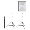 PULUZ studiopakkaus softbox 50x70cm, jalusta, LED-lamput 4 kpl PU5071EU