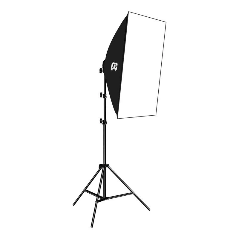PULUZ studiopakkaus softbox 50x70cm, jalusta, LED-lamput 4 kpl PU5071EU