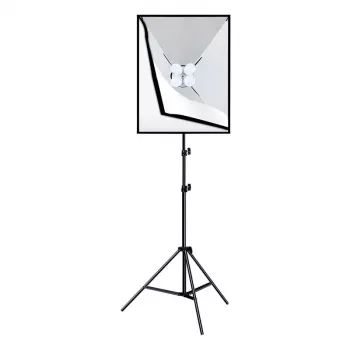 PULUZ studiopakkaus softbox 50x70cm, jalusta, LED-lamput 4 kpl PU5071EU