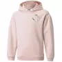 PUMA Alpha Hoodie FL collegepaita vaaleanpunainen lasten 116 cm
