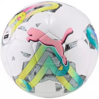 PUMA Orbita 4 HYB FIFA Basic jalkapallo valkoinen-vihreä-pinkki koko 5
