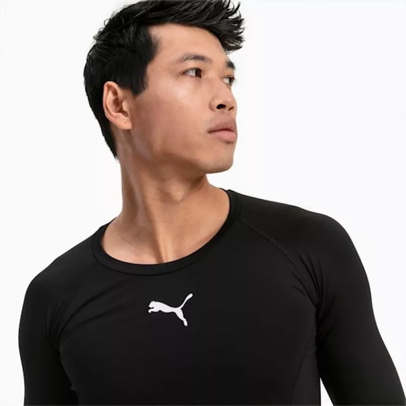 PUMA teamFINAL 21 miesten treenipaita musta/valkoinen koko L