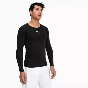 PUMA teamFINAL 21 miesten treenipaita musta/valkoinen koko L
