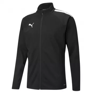 Puma teamLIGA treenipaita miesten pitkähihainen 1/4 vetoketju musta koko L