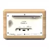 Pure Classic H4 DAB+/FM-digiradio, 2,4 tuuman värinäyttö, herätys, uniajastin ja keittiöajastin, Cotton White/tammi