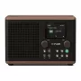 Pure Classic H4 DAB+ FM radio Bluetooth 5.3:lla, Coffee Black/Walnut, 10W