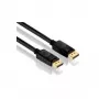 PureLink Basic+ DisplayPort-kaapeli, kullattu, 20-pin DisplayPort uros-uros, 2,0 m ammattimainen videoliitäntäkaapeli (PI5000-020)
