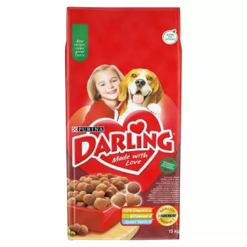 PURINA Darling naudanliha ja kana kuivaruoka koirille - 15 kg