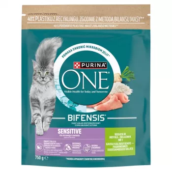 Purina ONE Sensitive kalkkuna ja riisi kuivaruoka kissoille 750g