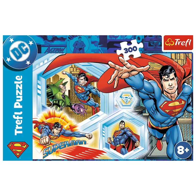 Palapeli 300 – Indestructible Superman – Warner Superman Trefl 23032